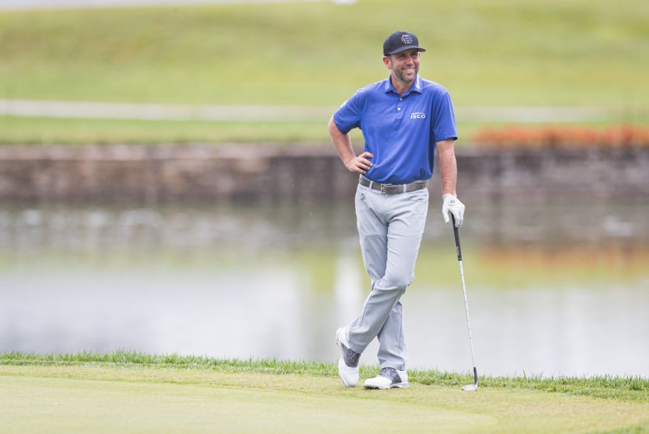 Josh Teater at #8 during Sunday's play.